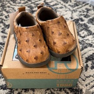 ROPER infants cowbabies cotter-tan size 3 NWT